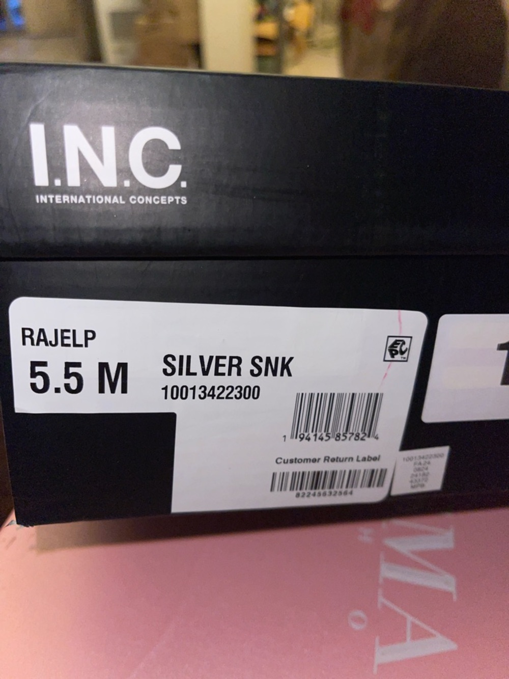 Silver Snake-Texture Over-the-Knee Stiletto Boot - Picture 4 of 4